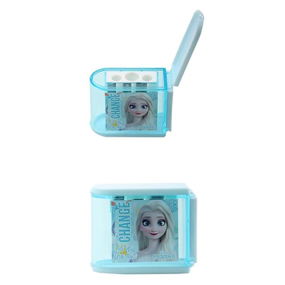 Frocx Frozen Hazneli 3 Bıçaklı Kalemtıraş(1 Adet)