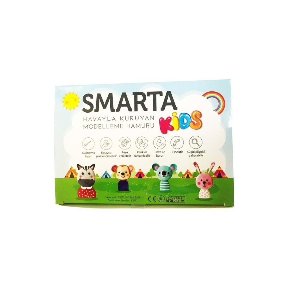 Smarta Akıllı Model Hamuru 4x70gr 4 Lü Set