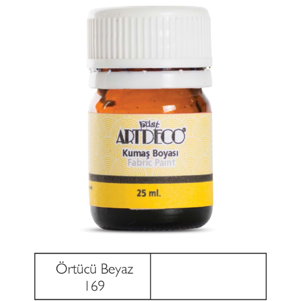 Artdeco Kumaş Boyası 25Ml Örtücü Beyaz 169