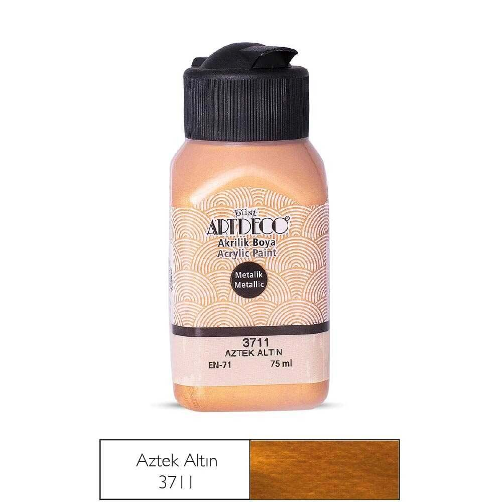 Artdeco Metalik Akrilik Boya 25Ml 6221 Aztek Altın