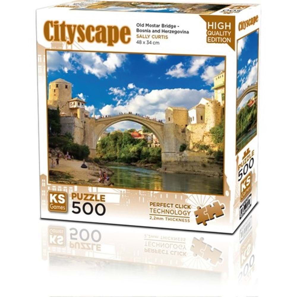 Ks Games Puzzle 500 Old Mostar Bridge Bosna-Hersek