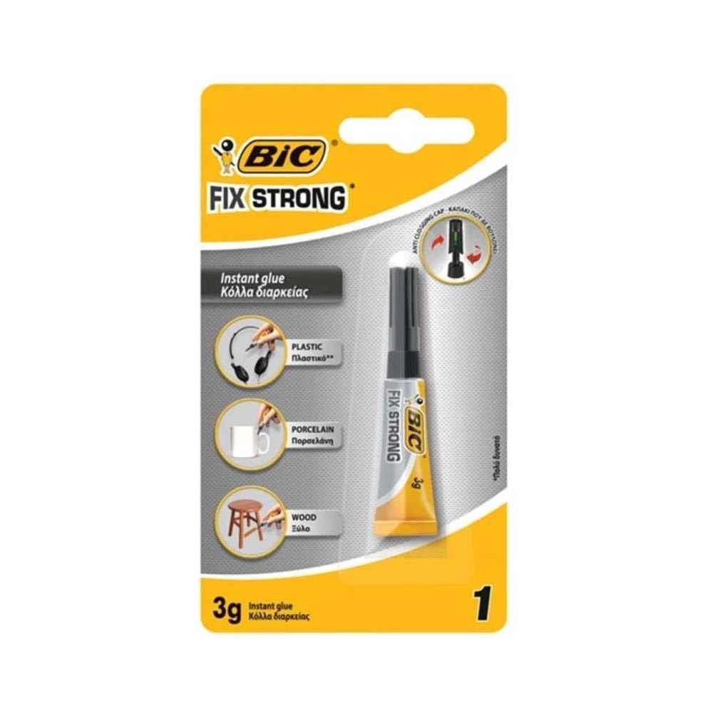 Bic Japon Yapıştırıcısı Fıx Strong Süper Güçlü 3gr