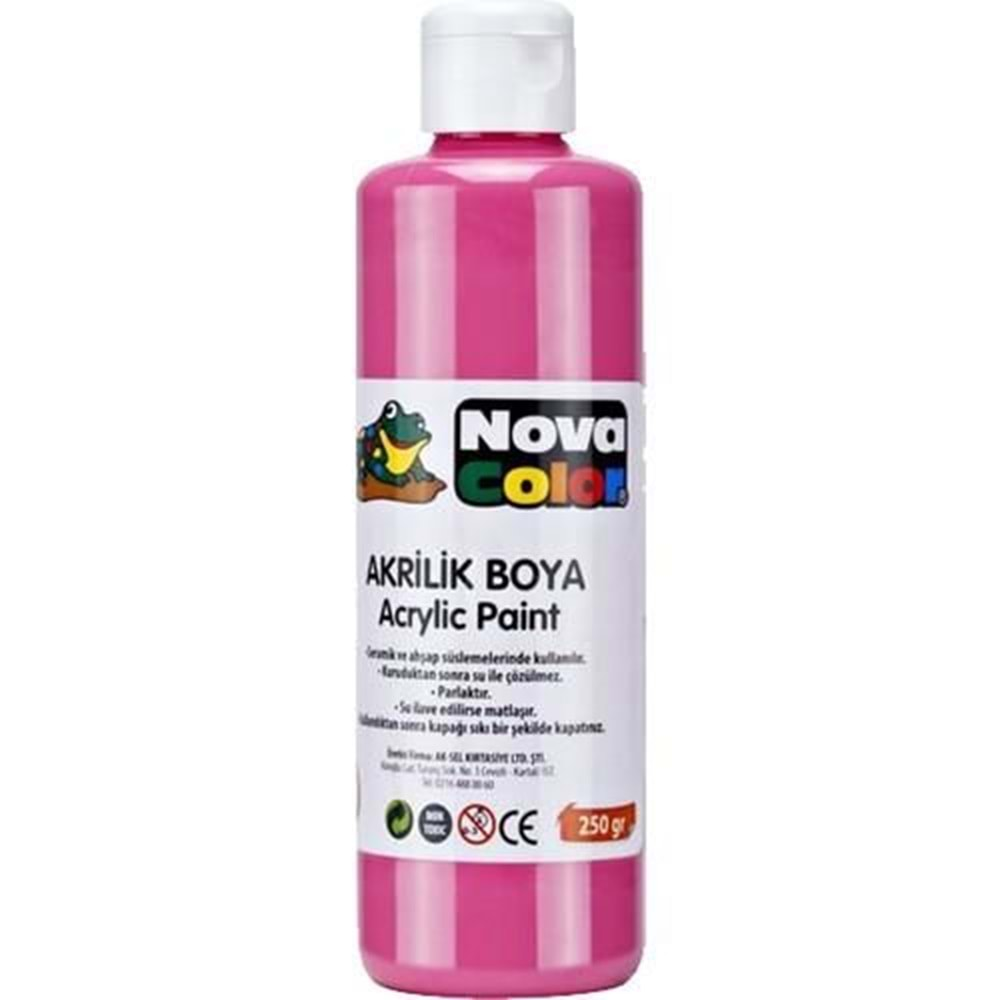 Nova Color Akrilik Boya 250gr Pembe