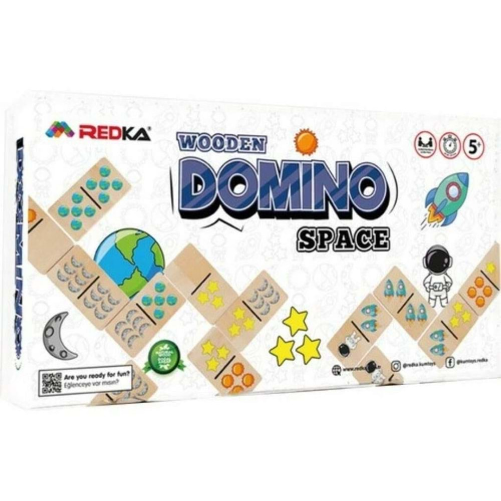 Redka Wooden Domino Uzay RD5651