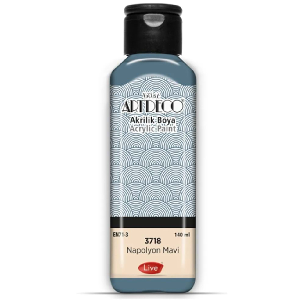 Artdeco Akrilik Boya 140Ml 3718 Napolyon Mavi