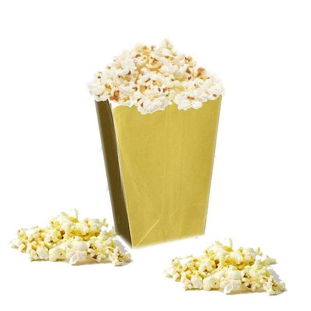 Barış Süs Popcorn Kutusu Altın Gümüş 8 li