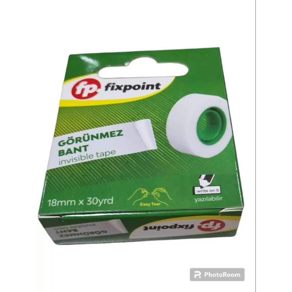 FixPoint Görünmez Bant 18mm*30yrd