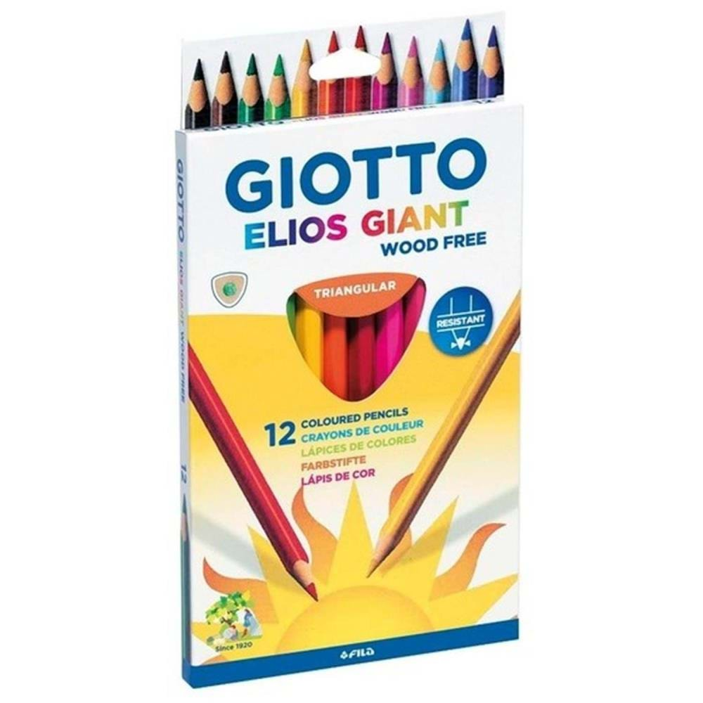 Giotto Elios Giant 12 Li Kuru Boya Askılı