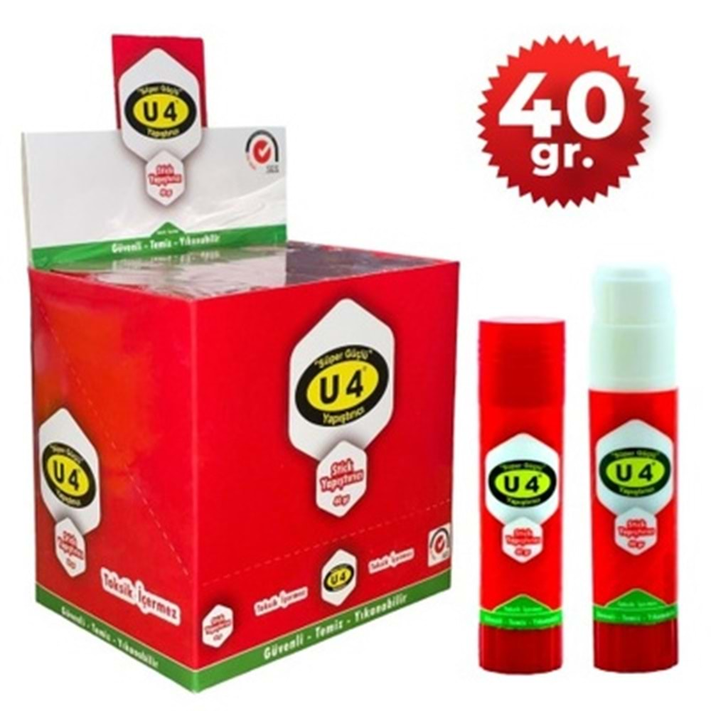 U-4 Stick Yapıştırıcı 40gr (1 Adet)