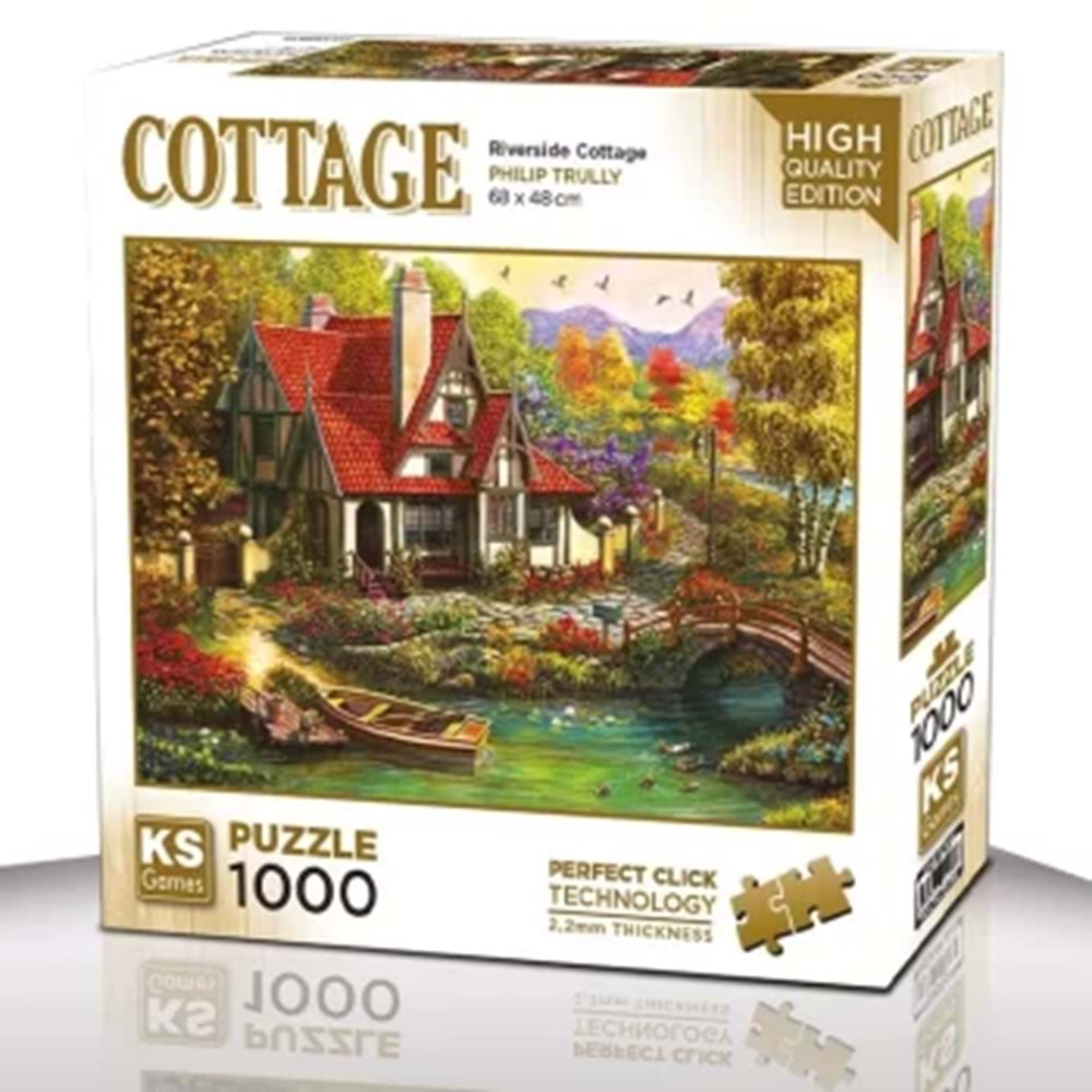 Ks Puzzle 1000 Riverside Cottage