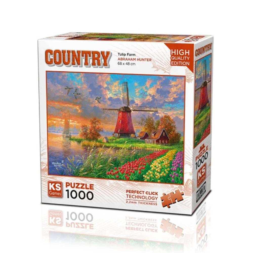 Ks Puzzle 1000 Tulip Farm