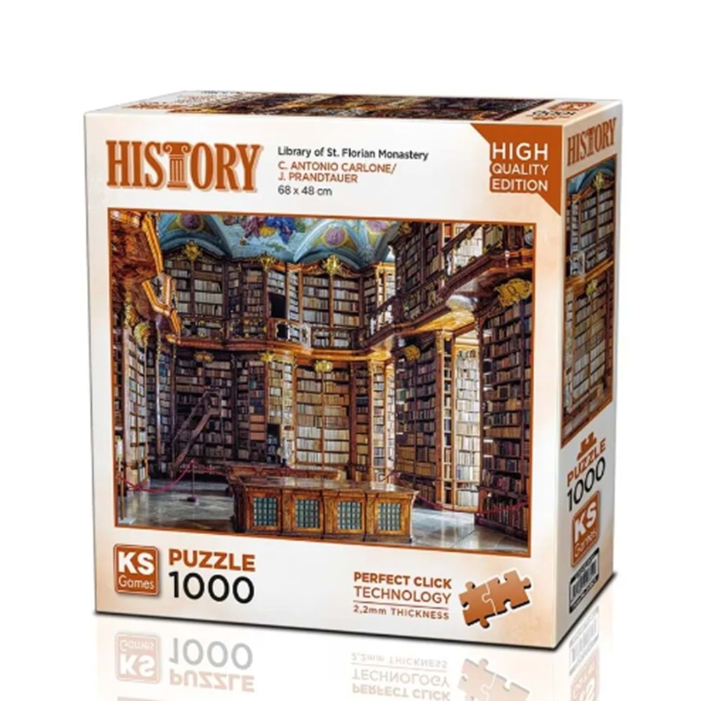 Ks Puzzle 1000 Library Ofst. Florian Monastery