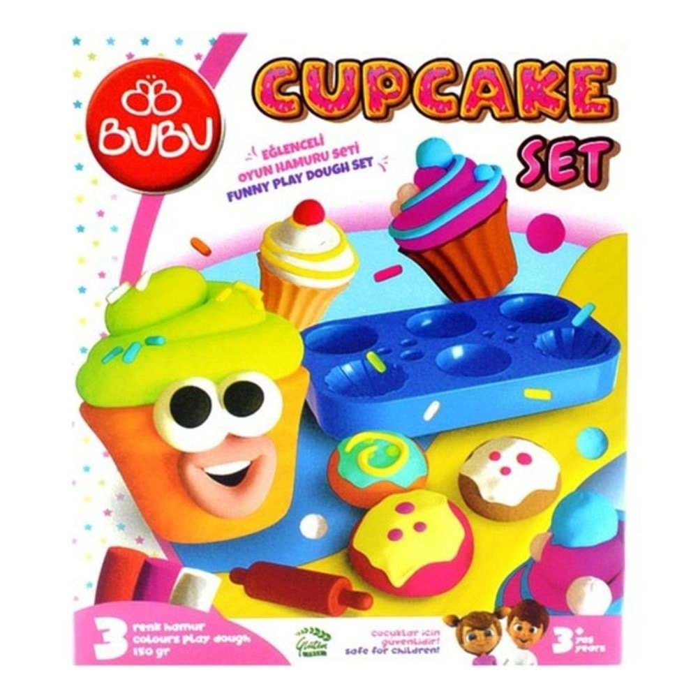 Bubu Oyun Hamur Seti Cupcake (S) BUBU-OH0021