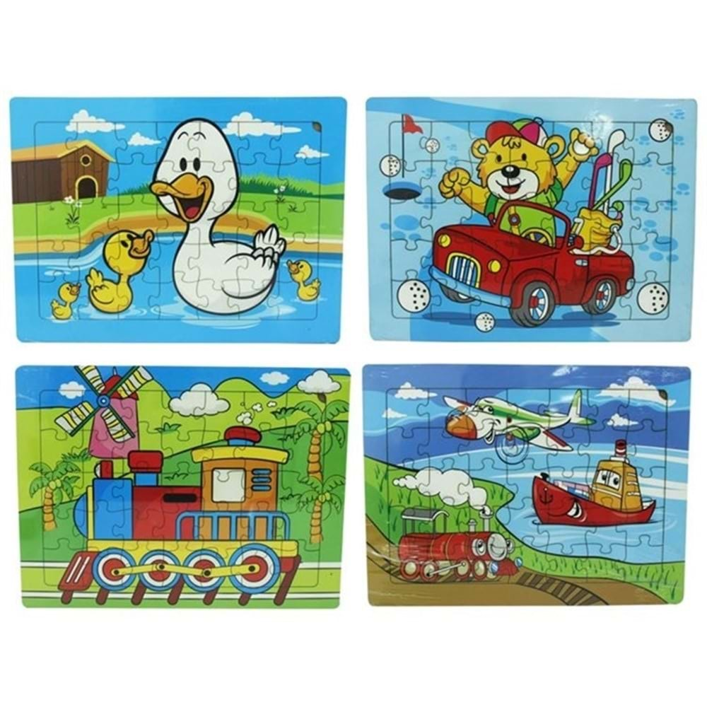 Kumtoys Wooden Puzzle 30X40 Ahşap Yapboz Büyük