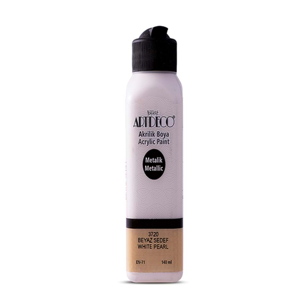 Artdeco Akrilik Metalik Boya 140Ml Beyaz Sedef3720