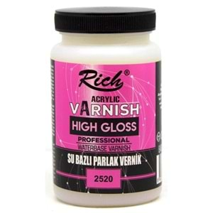 Rich High Gloss Su Bazlı 250Cc Parlak Vernik