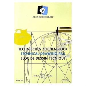 Alex Milimetrik Teknik Defteri Dik 80Gr A3 20Yp