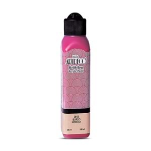 Artdeco Akrilik Boya 140Ml 3643 Bordo