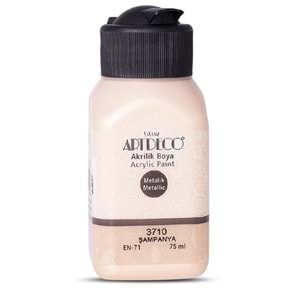 Artdeco Metalik Akrilik Boya 75Ml Şampanya 3710