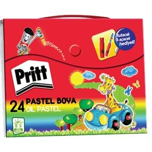 Pritt Çantalı Pastel Boya 24 Lü