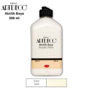 Artdeco Akrilik Boya 500 Ml 3646 Krem