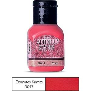 Artdeco Akrilik Boya 25Ml 3043 Domates Kırmızı