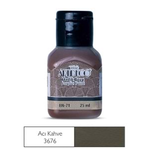 Artdeco Akrilik Boya 25Ml 3676 Acı Kahve