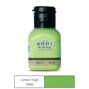 Artdeco Akrilik Boya 25Ml 3666 Limon Yeşili