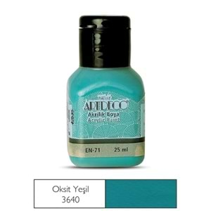 Artdeco Akrilik Boya 25Ml 3640 Oksit Yeşil