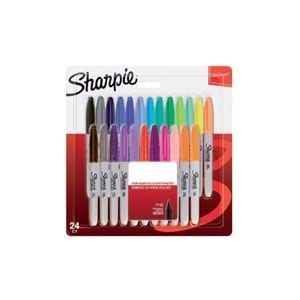 Sharpie Marker Permanent Fine Karışık Renkler 24 Lü