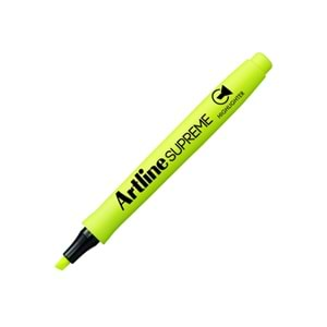 Artline Supreme Fosforlu Kalem Kesik Uç 4mm Sarı