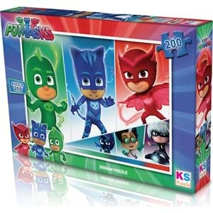 Ks Games Puzzle Pjmasks 200 Parça Pjm113