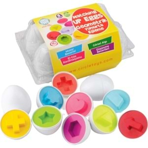 Circle Toys Geometrik Yumurta Eşleme 6 Lı Crcl-104