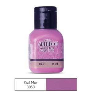 Artdeco Akrilik Boya 25Ml 3050 Kızıl Mor