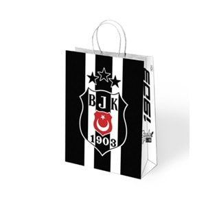 Kika Lisanslı Kağıt Poşet 18X24 12 Li Beşiktaş