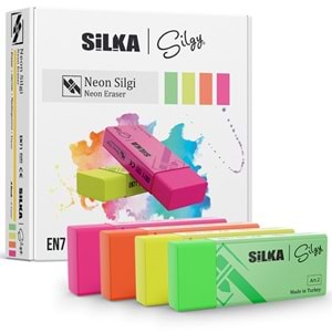 Silka Silgi Neon 20 Adet 4 Renk - Art2