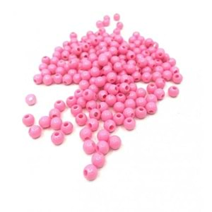 Plastik Boncuk 10Mm 500Gr A.Pembe B3989