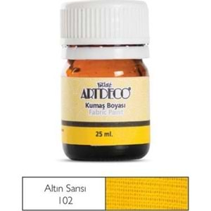 Artdeco Kumaş Boyası 25Ml Altın Sarısı 102