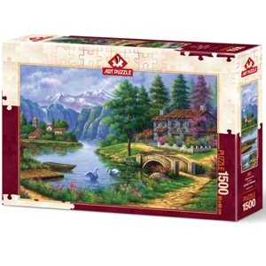 Art Puzzle 1500 Prç Göl Köy