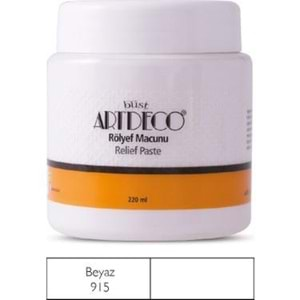 Artdeco Rölyef Macunu 220Ml Beyaz 915