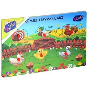 Playwood Ahşap Tutmalı Çiftlik-Kümes Ony-192/192/193