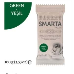 Smarta Akıllı Model Hamuru 100Gr Yeşil