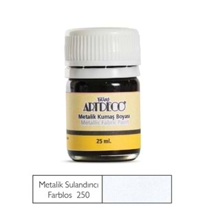 Artdeco Metalik Kumaş Boyası 25Ml İnceltici 250