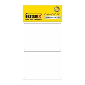 Ekstrafix (Sc-002 B) Ofis E 55X75 Mm 10Lu Beyazq