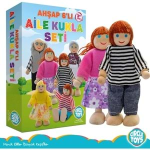 Circle Ahşap Aile Seti 6 lı