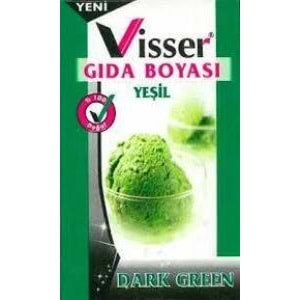 Visser Toz Gıda Boyası 9Gr Yeşil -12-