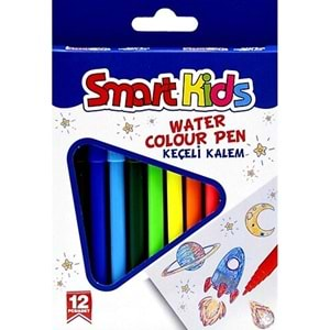 Smart Kids Keçeli Kalem 12 Renk GX3913