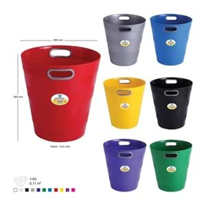 Ark Plastik Çöp Kovası 12.5lt 275x300 1051