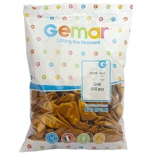 Gemar Metalik Balon Gm110 28Cm 100 Lü Altın 039