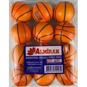 Almiran Stres Topu 7.6Cm Basketbol